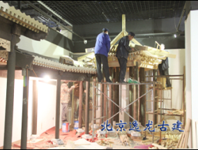 新建長廊亭子門頭