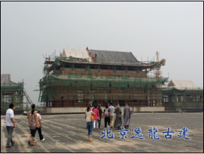 石佛寺天王殿建設